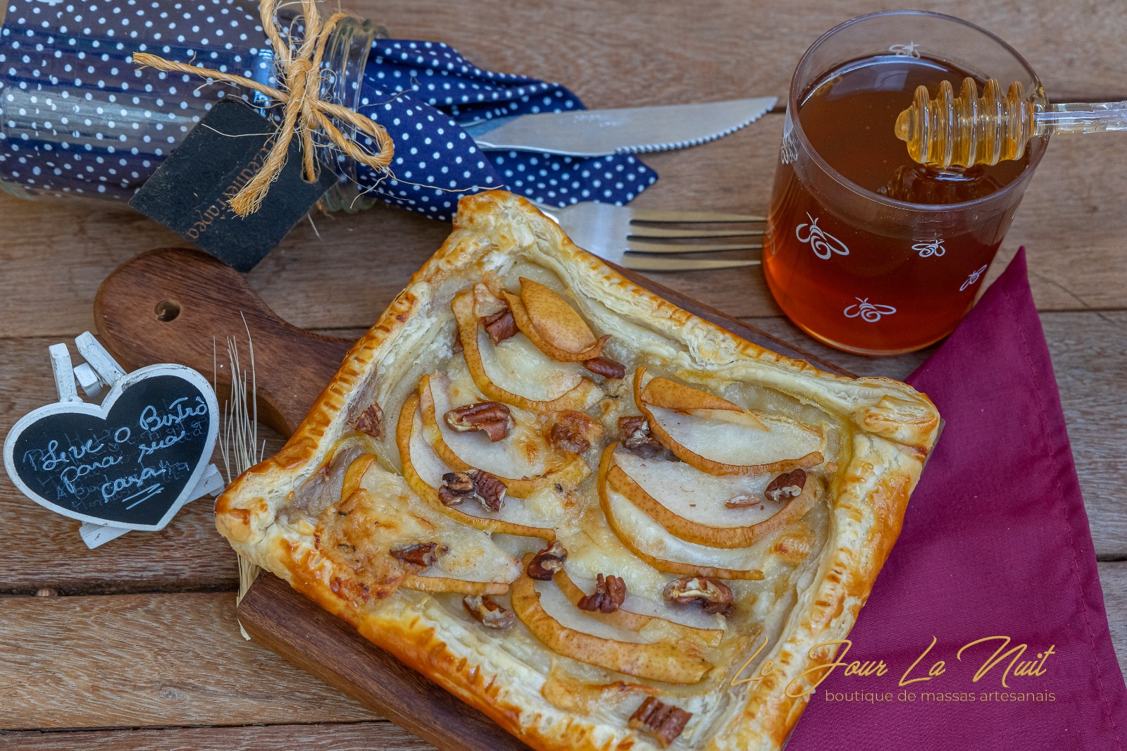 Tarte de Pera com Queijo Azul Bleu D'Auvergne - Imagem 2